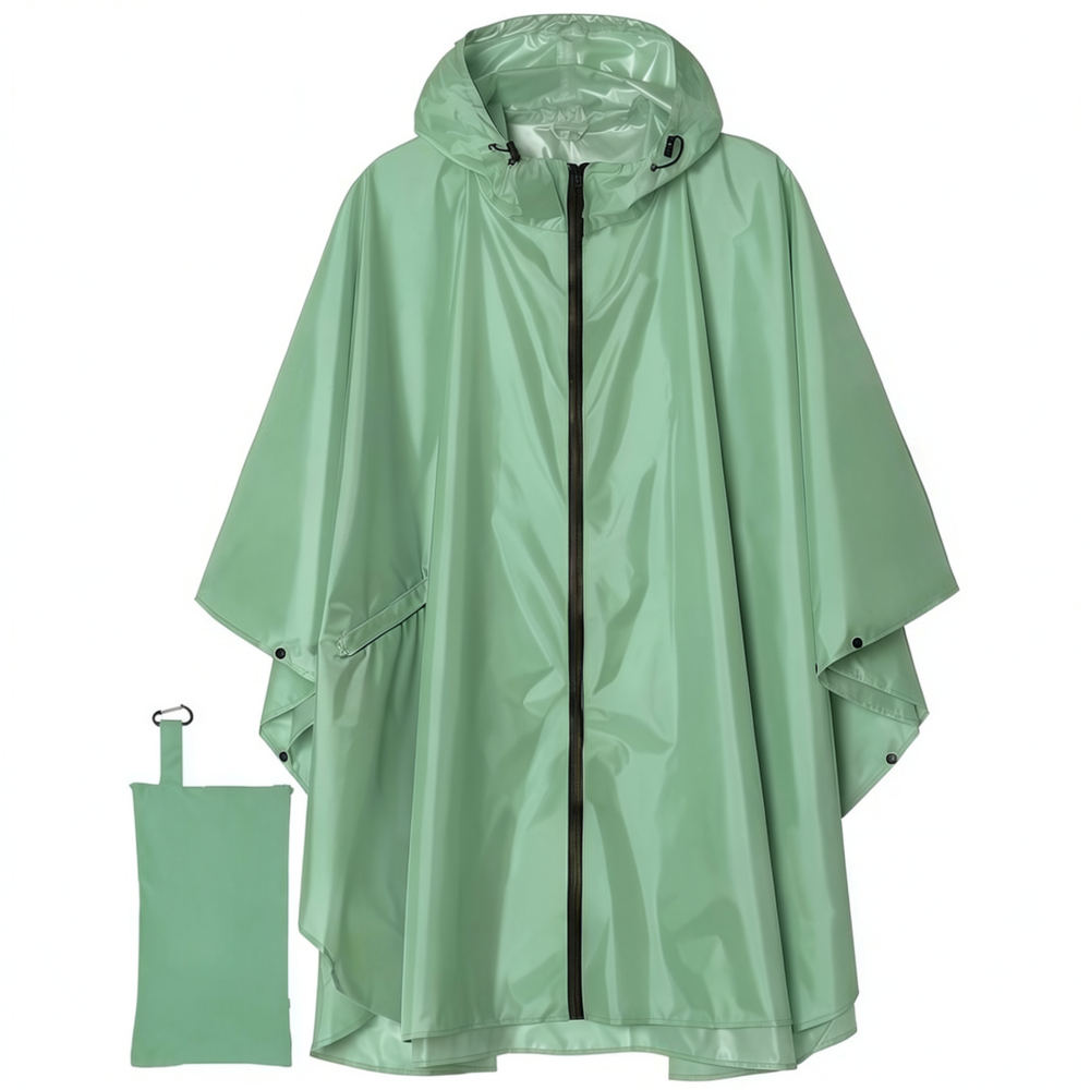 Camping Rain Poncho - Durable Waterproof Rain Poncho Three In