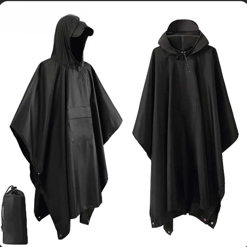 Outdoor 3 In 1  Military Rainc - Camping Rain Poncho recension och pris
