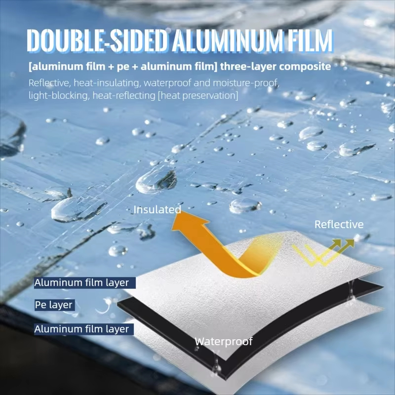 HIKEMAN Double-Sided Aluminum  - Outdoor Camping Rugs recension och pris