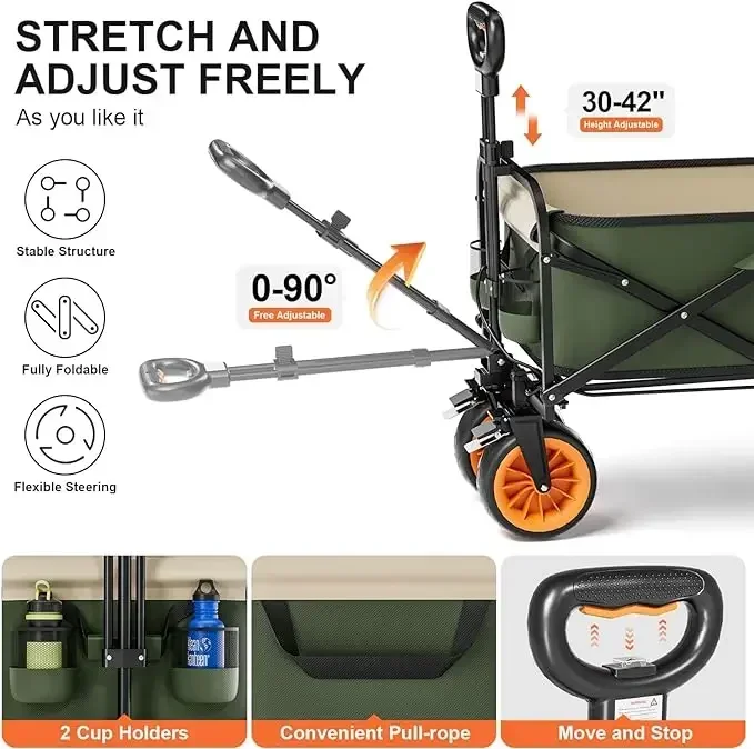 Motorized Outdoor Garden Beach - Outdoor Camping Trolley recension och pris