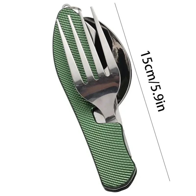 Stainless Steel Cutlery 4in1 O - Outdoor Camping Dining Set recension och pris