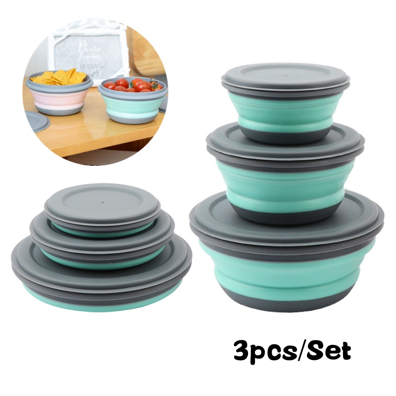 Portable Folding Lunch Box Bow - Outdoor Camping Dining Set recension och pris
