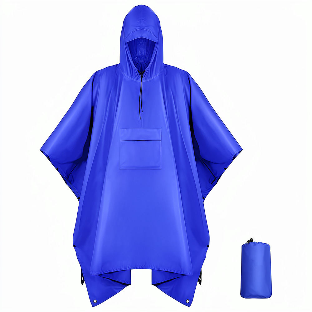 Durable Waterproof Rain Poncho - Camping Rain Poncho recension och pris